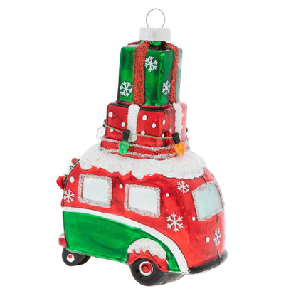 Santa's Camper Ornament