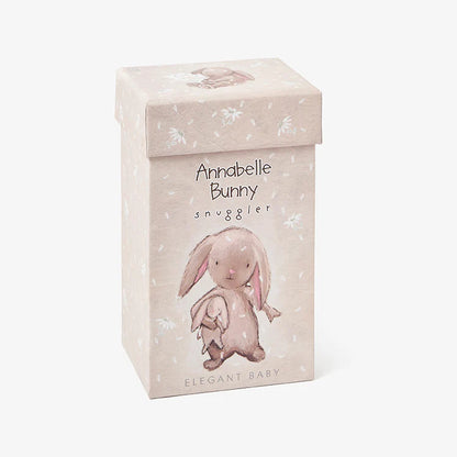 Security Blanket Snuggler Gift Box | 10in Brown Bunny