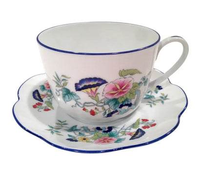 Royal Limoges Paradis Bleu Breakfast Saucer | 6.5in