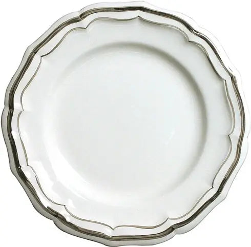 Filet Taupe Dessert Plate | 9in