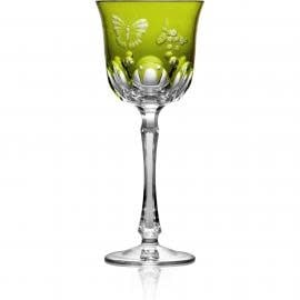 Varga Crystal Water Goblet  | Springtime Green 9oz