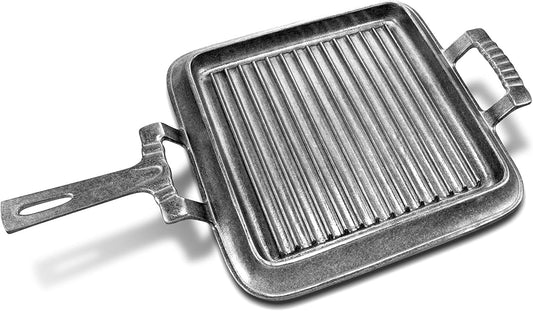 Gourmet Grillware Square Griddle with Handles | 19.5in X 11.5in