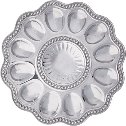 Gourmet Grillware Flutes + Pearls Egg Tray | 11in