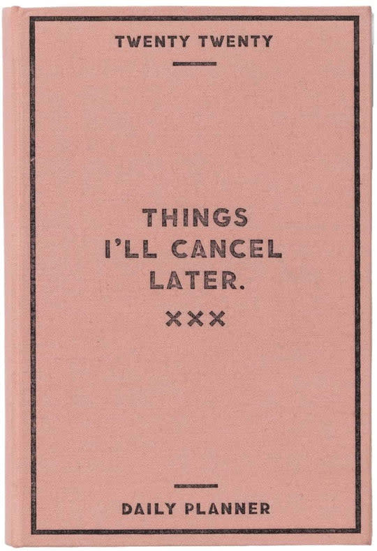 2020 Planner- Things I'll Cancel