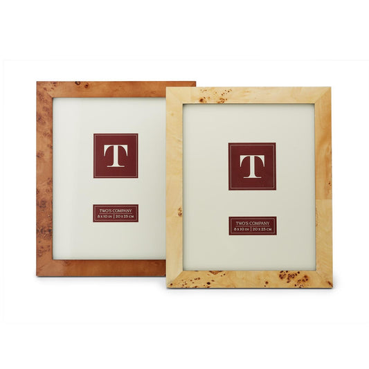 8x10 Burled Faux Wood Picture Frame