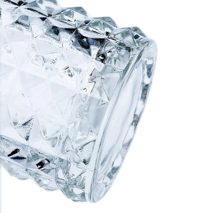 Glass Studded Votive Vase | Clear 2.5in