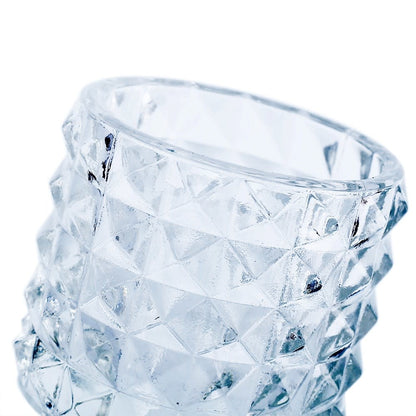 Glass Studded Votive Vase | Clear 2.5in
