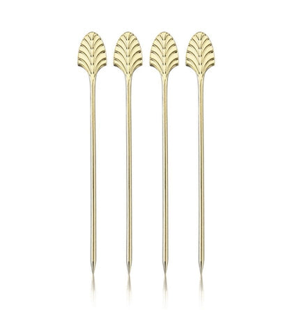 Art Deco Cocktail Picks S/4