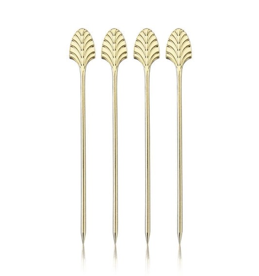 Art Deco Cocktail Picks S/4