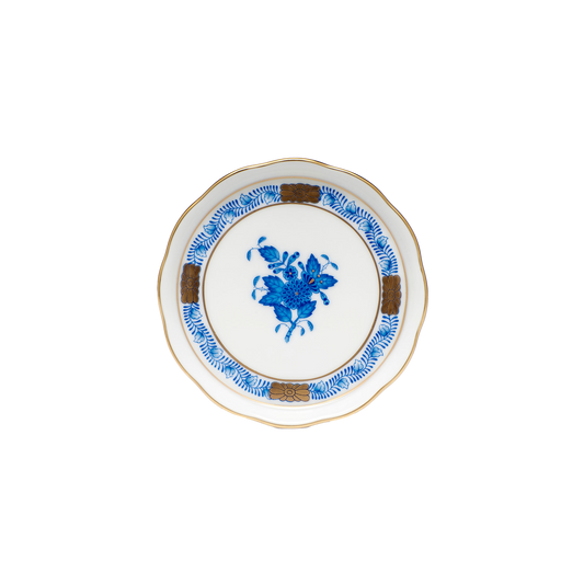 Herend Chinese Bouquet Blue Coaster | 4in