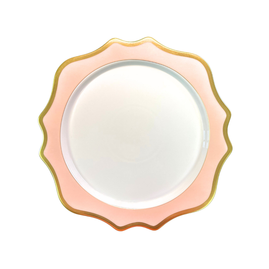 Anna Weatherley Anna's Palette Dusty Rose Charger | 12in