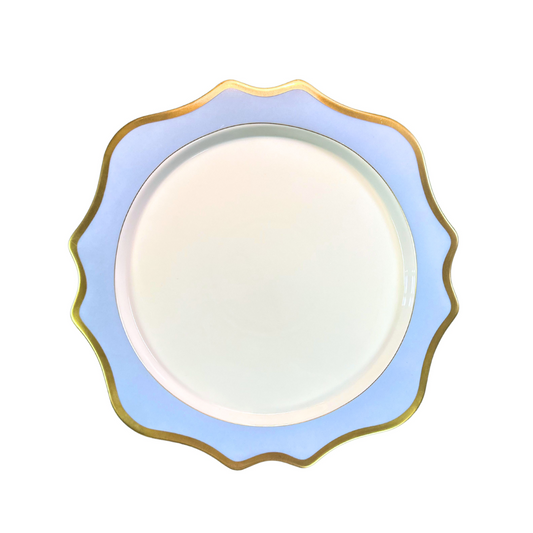 Anna Weatherley Anna's Palette Chargers | 12in Sky Blue