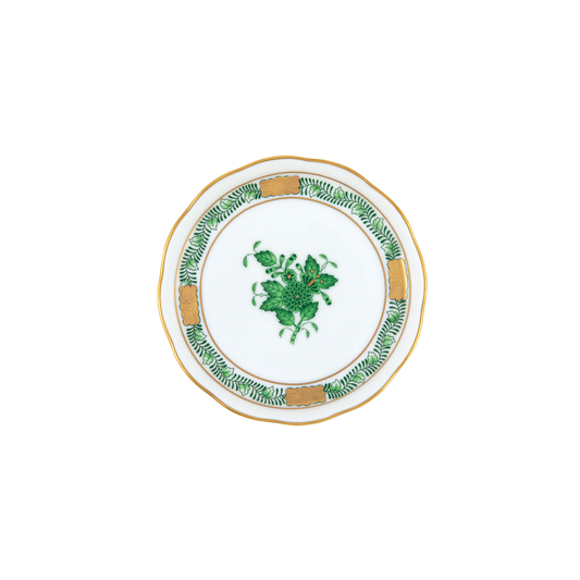 Herend Chinese Bouquet Green Coaster | 4in