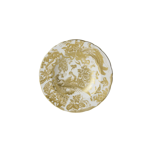 Royal Crown Derby Aves Gold Rim Soup Bowl | 12oz