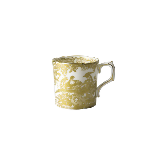 Royal Crown Derby Aves Gold Coffee Cup | 5oz