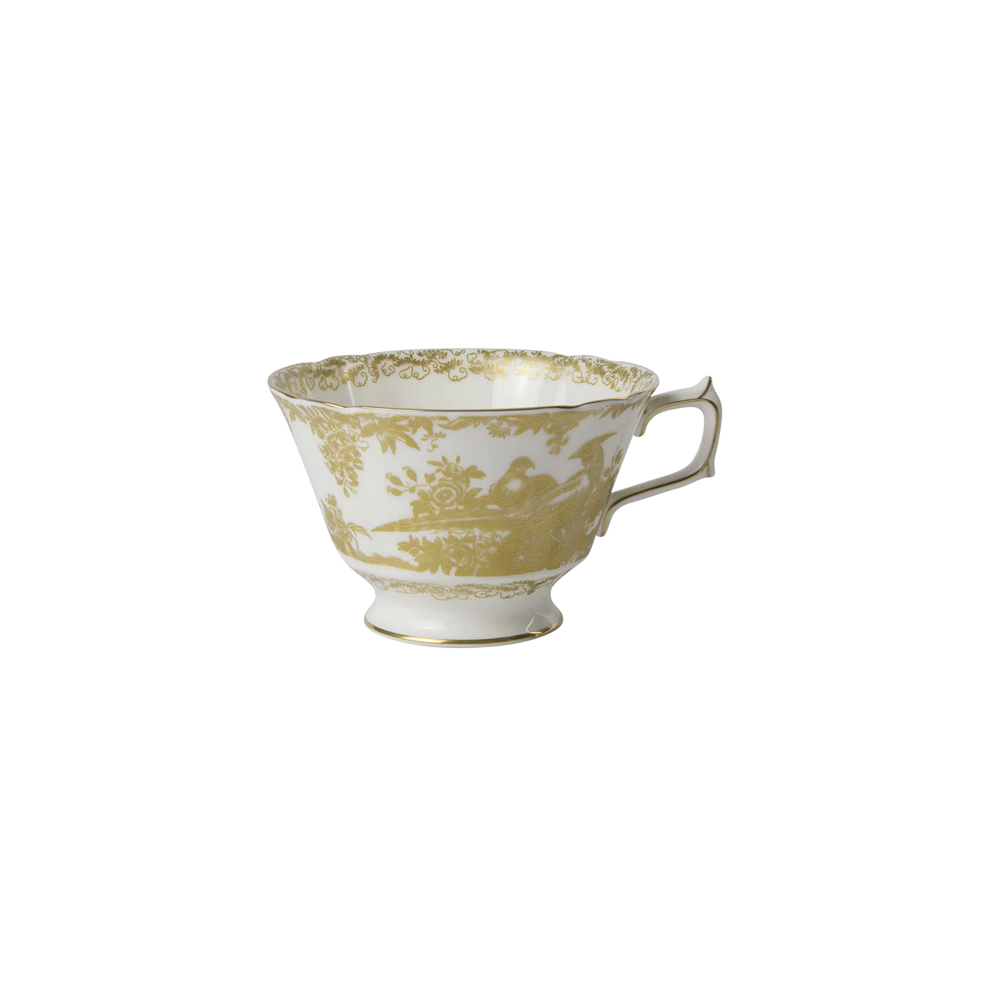 Royal Crown Derby Aves Gold Breakfast Cup | 12oz