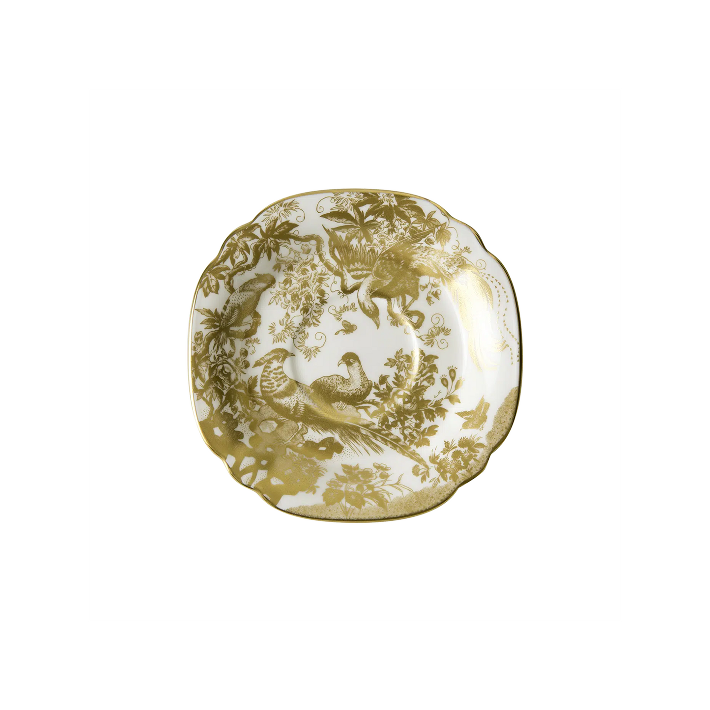 Royal Crown Derby Aves Gold Breakfast Saucer | 6in