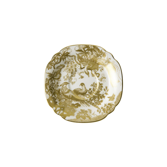 Royal Crown Derby Aves Gold Breakfast Saucer | 6in