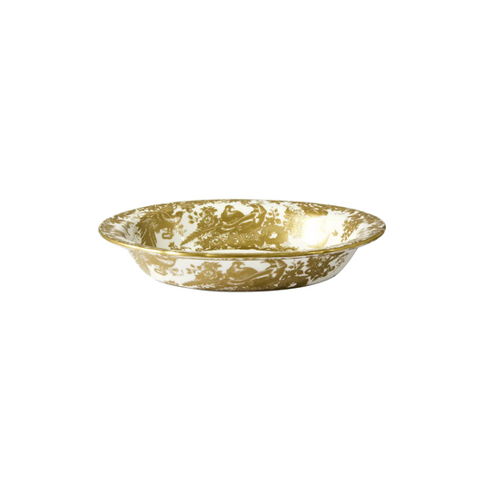 Royal Crown Derby Aves Gold Open Vegetable Dish | 9.5in
