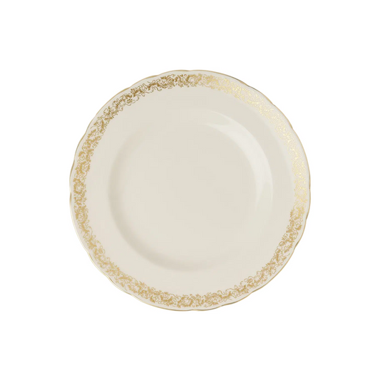 Royal Crown Derby Aves Gold Narrow Band Salad Plate | 8.5in