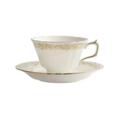 Royal Crown Derby Aves Gold Narrow Band Tea Cup | 8oz
