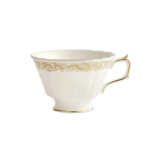 Royal Crown Derby Aves Gold Narrow Band Tea Cup | 8oz