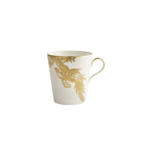 Royal Crown Derby Aves Gold Motif Beaker Mug | 10oz