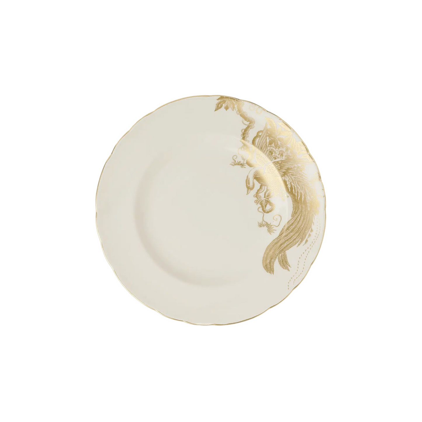 Royal Crown Derby Aves Gold Motif Dinner Plate | 10.5in
