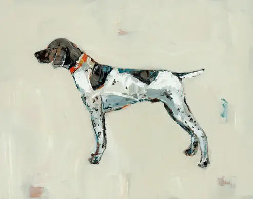 Acrylic Block Art Print | 8x10in German Short Hair Pointer Standing