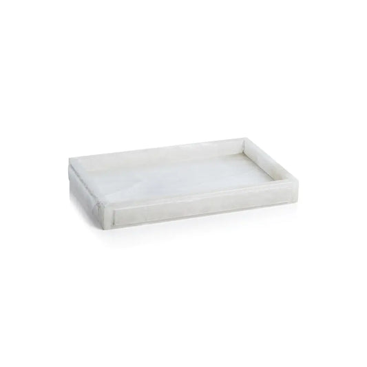 Alabaster Vanity Tray|11x7in
