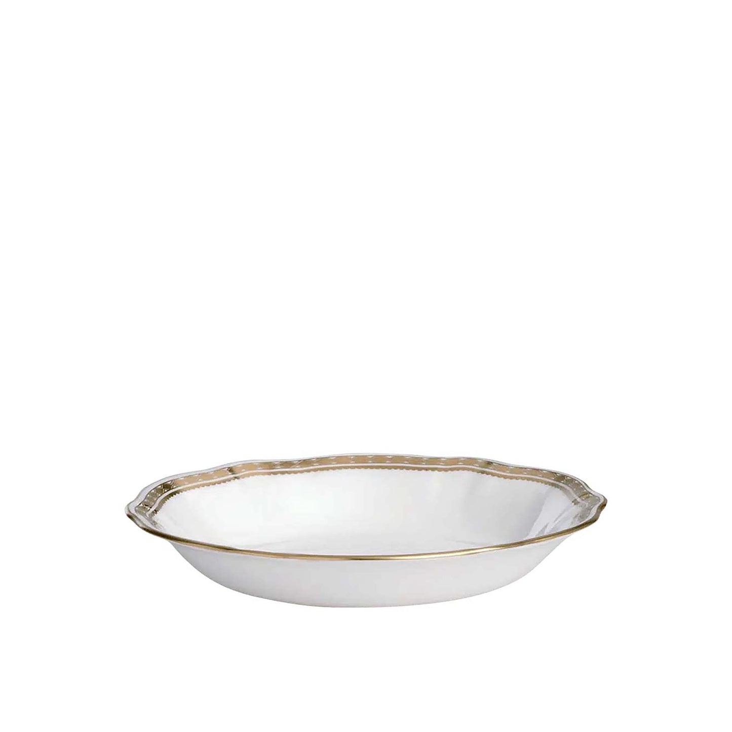 Royal Crown Derby Carlton Gold Oarmeal + Cereal Bowl | 6.5in