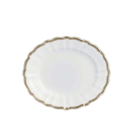 Royal Crown Derby Carlton Gold Large Oval Dish | 14.5in