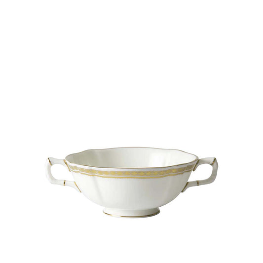 Royal Crown Derby Carlton Gold Cream Soup Cup | 12oz