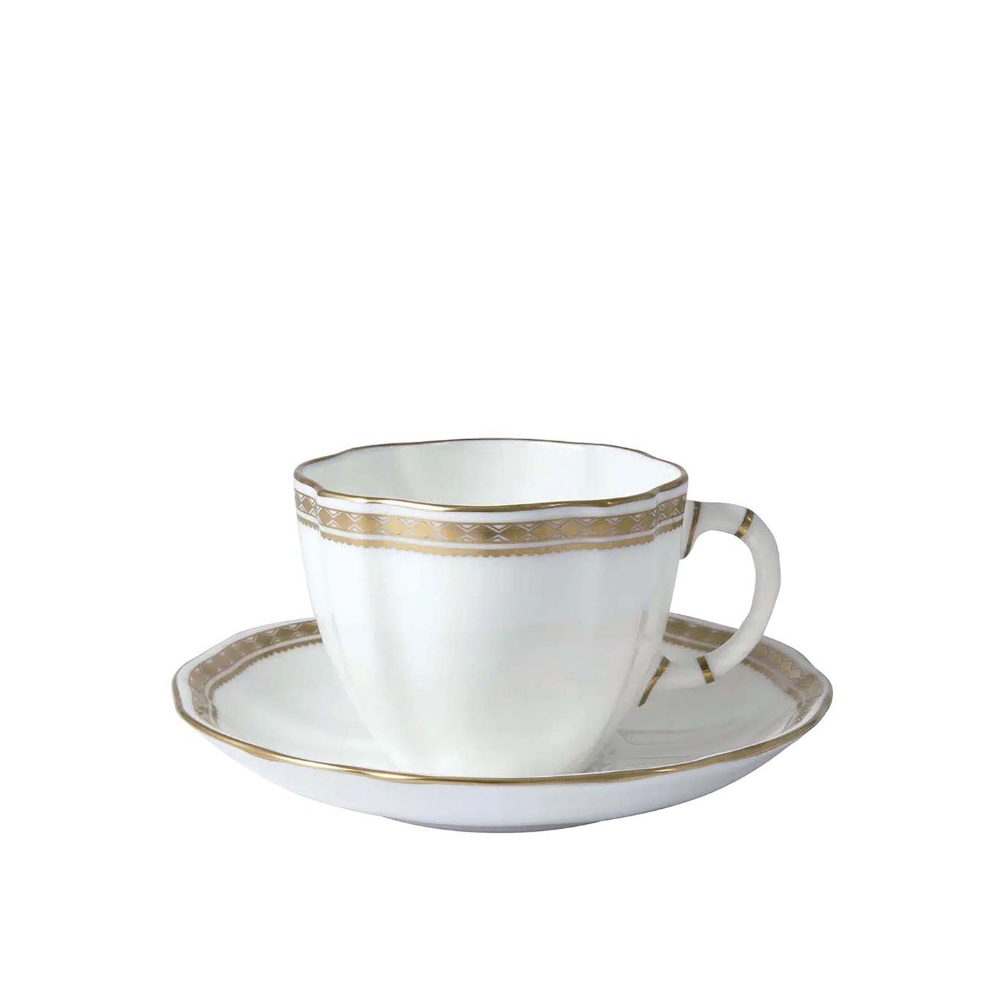 Royal Crown Derby Carlton Gold Tea Saucer | 6in