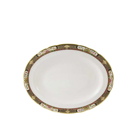 Royal Crown Derby Chelsea Garden Small Oval Dish | 13.5in