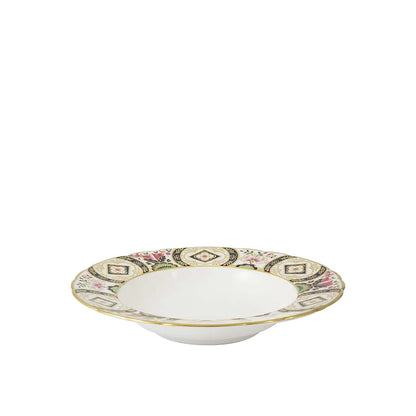 Royal Crown Derby Chelsea Garden Rim Soup Bowl | 8.25in