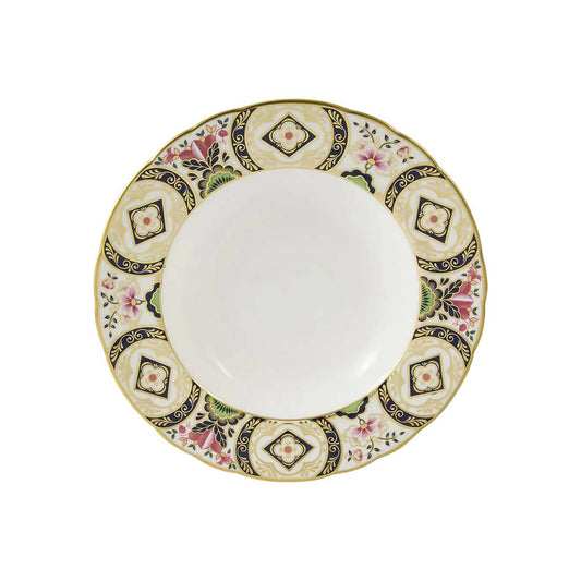 Royal Crown Derby Chelsea Garden Rim Soup Bowl | 8.25in