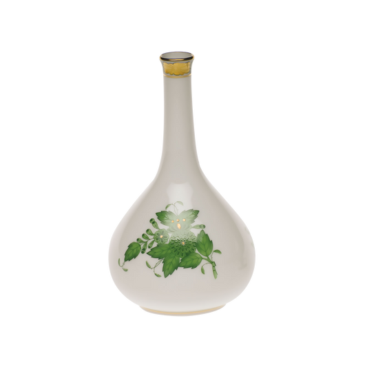 Herend Chinese Bouquet Green Bud Vase | 5.25in