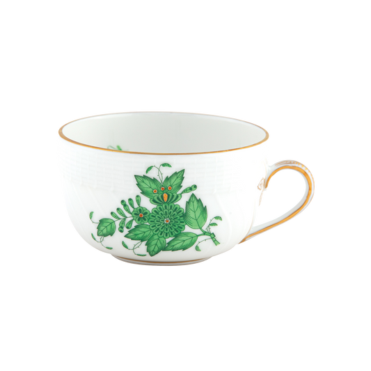 Herend Chinese Bouquet Green Canton Cup | 6oz