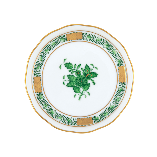 Herend Chinese Bouquet Green Coaster | 4in
