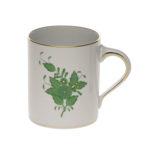 Herend Chinese Bouquet Green Coffee Mug | 16oz