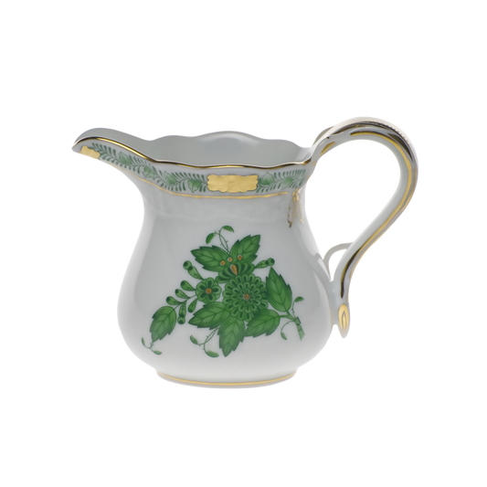 Herend Chinese Bouquet Green Creamer | 4oz