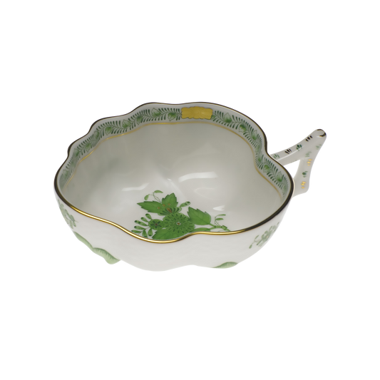 Herend Chinese Bouquet Green Deep Leaf Dish | 1.5in