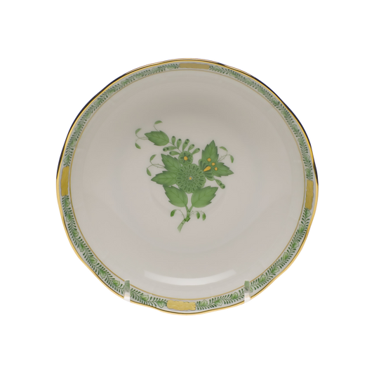 Herend Chinese Bouquet Green Mocha Saucer | 5.5in