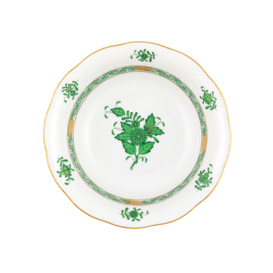 Herend Chinese Bouquet Green Oatmeal Bowl | 6.5in