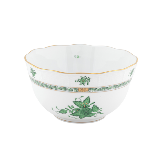 Herend Chinese Bouquet Green Round Bowl | 3.5pt