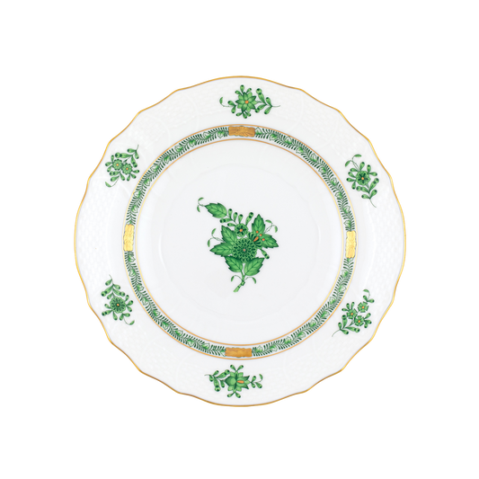 Herend Chinese Bouquet Green Salad Plate | 7.5in