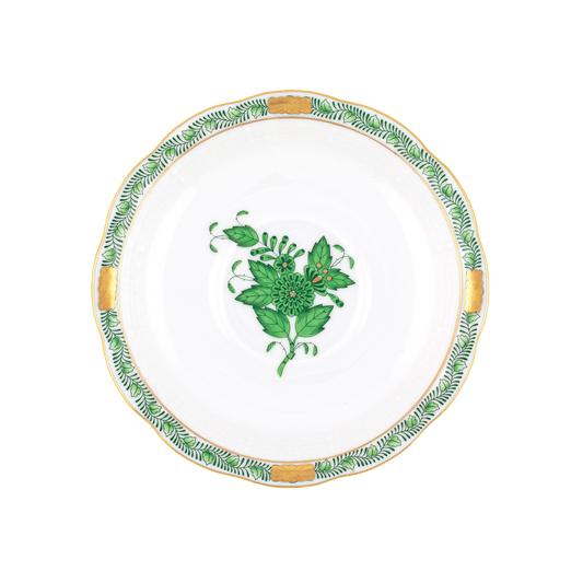 Herend Chinese Bouquet Green Tea Saucer | 6in