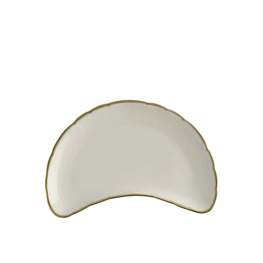 Royal Crown Derby Darley Abbey Pure Gold Crescent Salad Plate | 8.5in