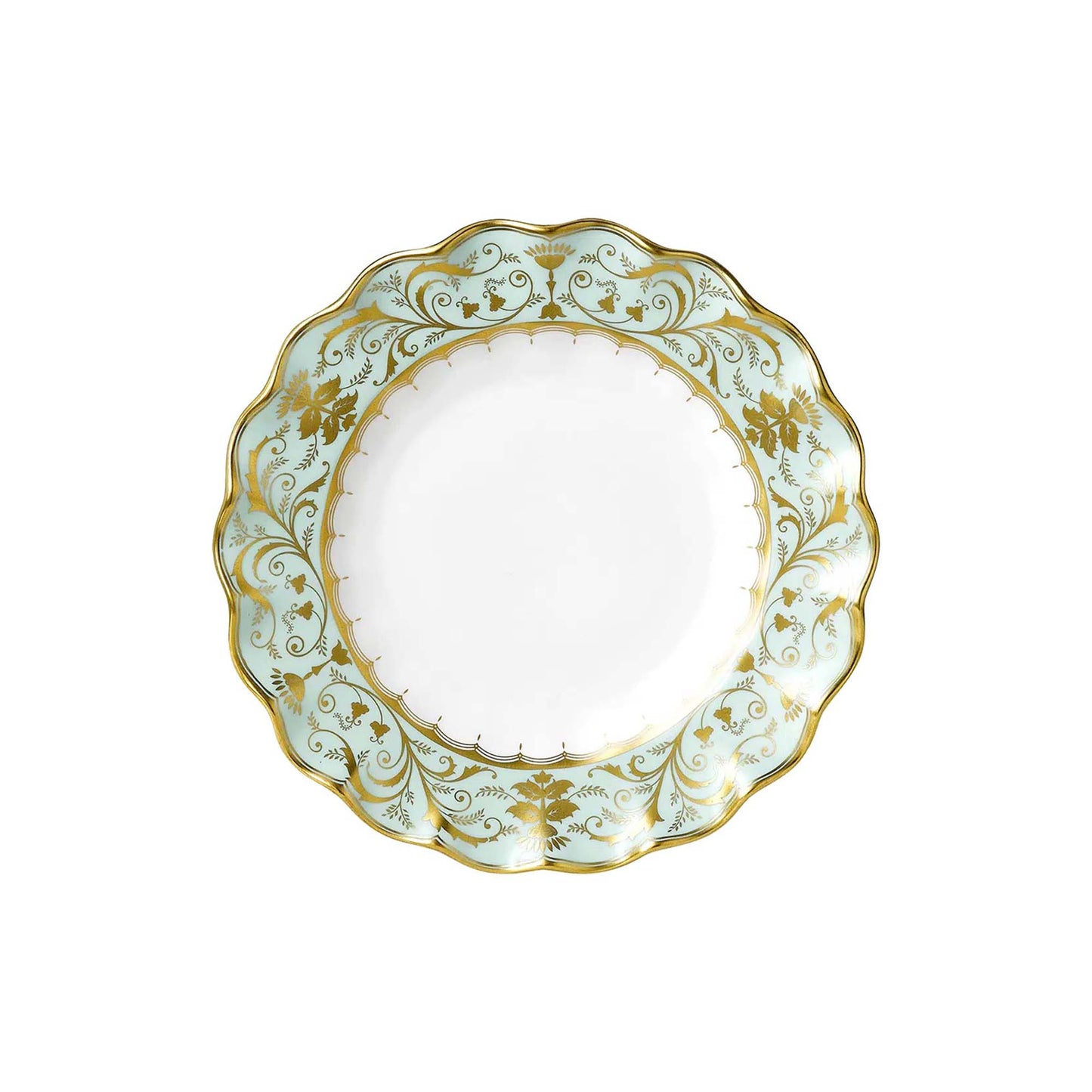 Royal Crown Derby Darley Abbey Fluted Dessert Plate | 8.5in